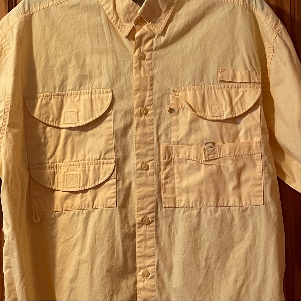 Men’s Michael Austin Rugged Wear Button Down Shirt, Size Large - Picture 2 of 9